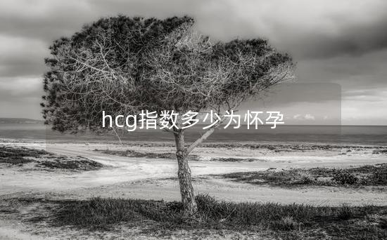 hcg指数多少为怀孕