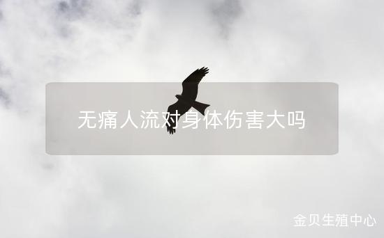 无痛人流对身体伤害大吗