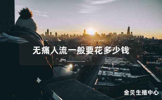 无痛人流一般要花多少钱