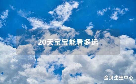 20天宝宝能看多远