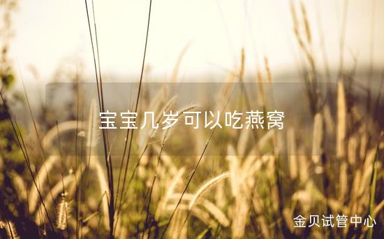 宝宝几岁可以吃燕窝