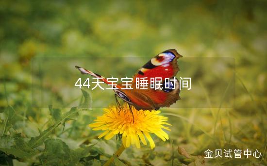 44天宝宝睡眠时间