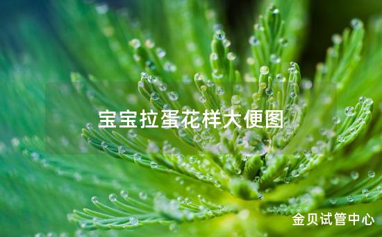 宝宝拉蛋花样大便图