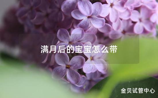 满月后的宝宝怎么带