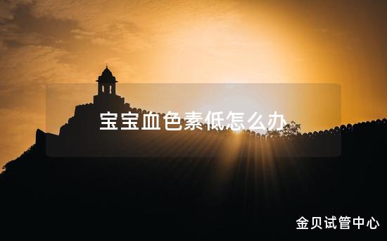 宝宝血色素低怎么办