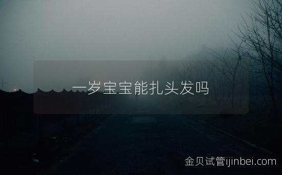 一岁宝宝能扎头发吗