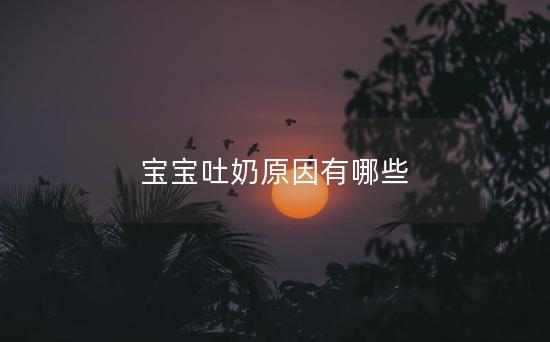 宝宝吐奶原因有哪些